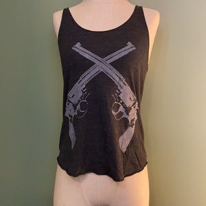 Graphic Razorback Tank